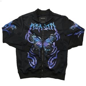 Men’s “Butterfly” 🦋 Track jacket. Sizes small, and medium.